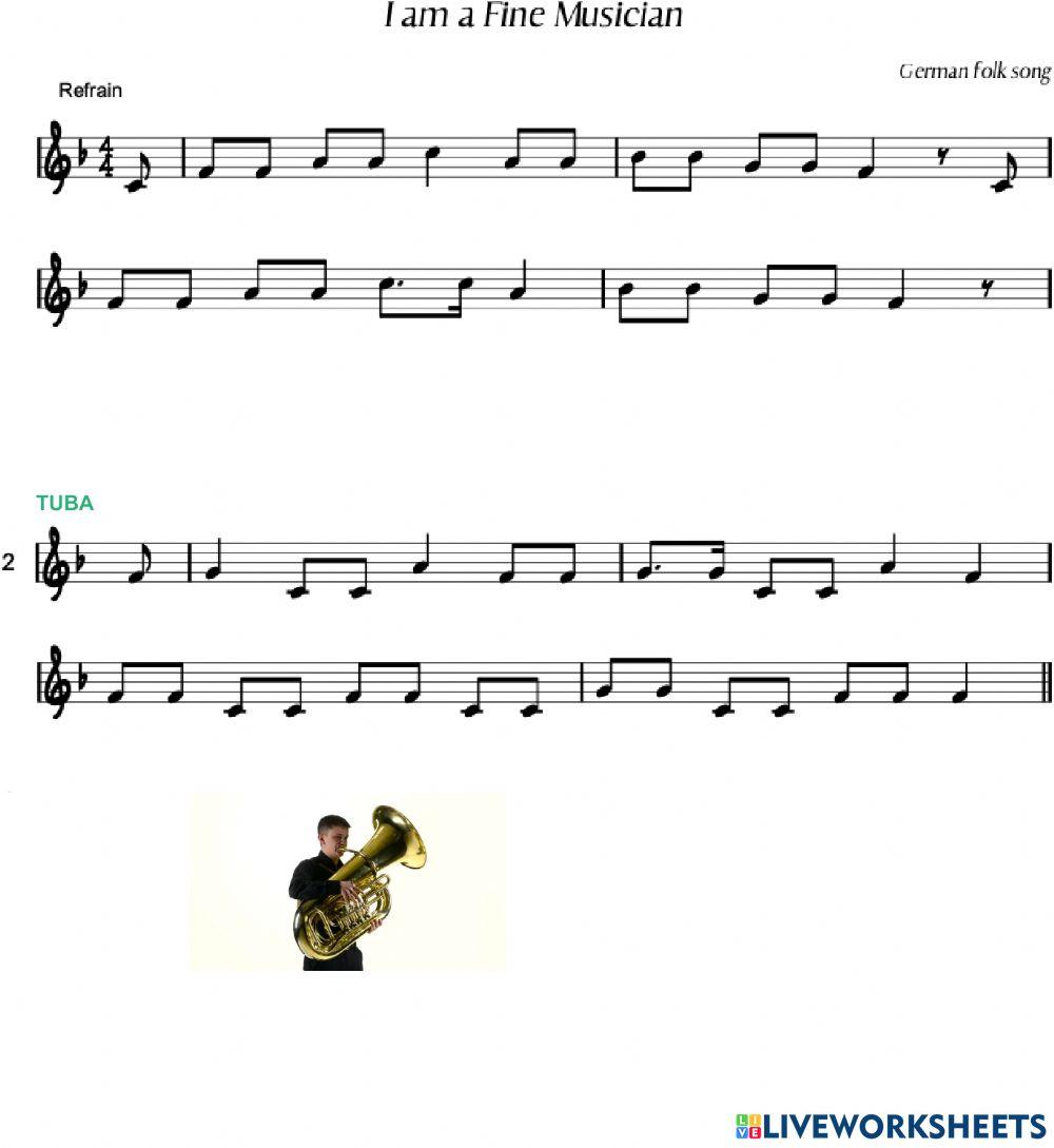 I am a fine musician - TUBA