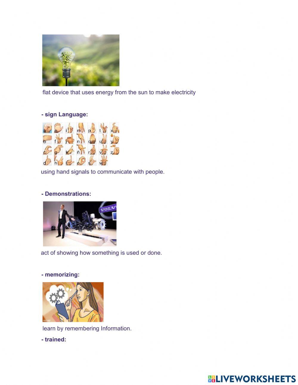 Reading comprehension