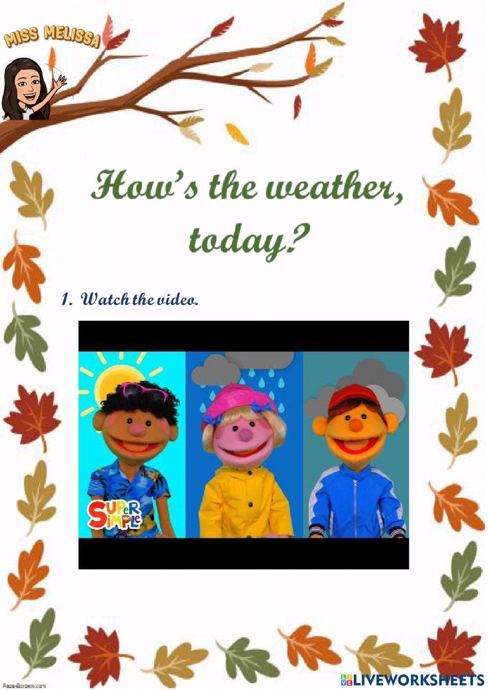 How's the weather, today?