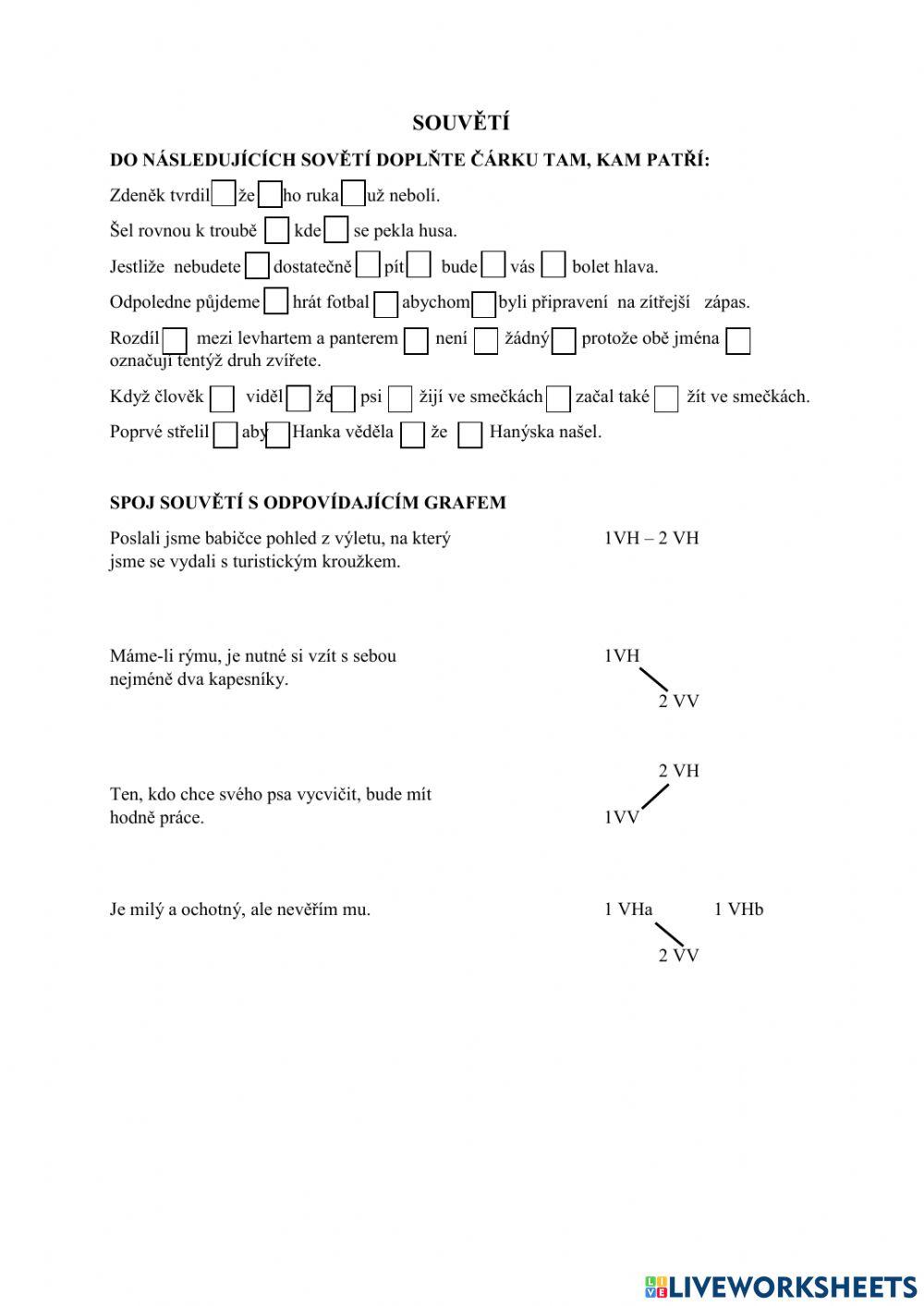 Jednoduché souvětí