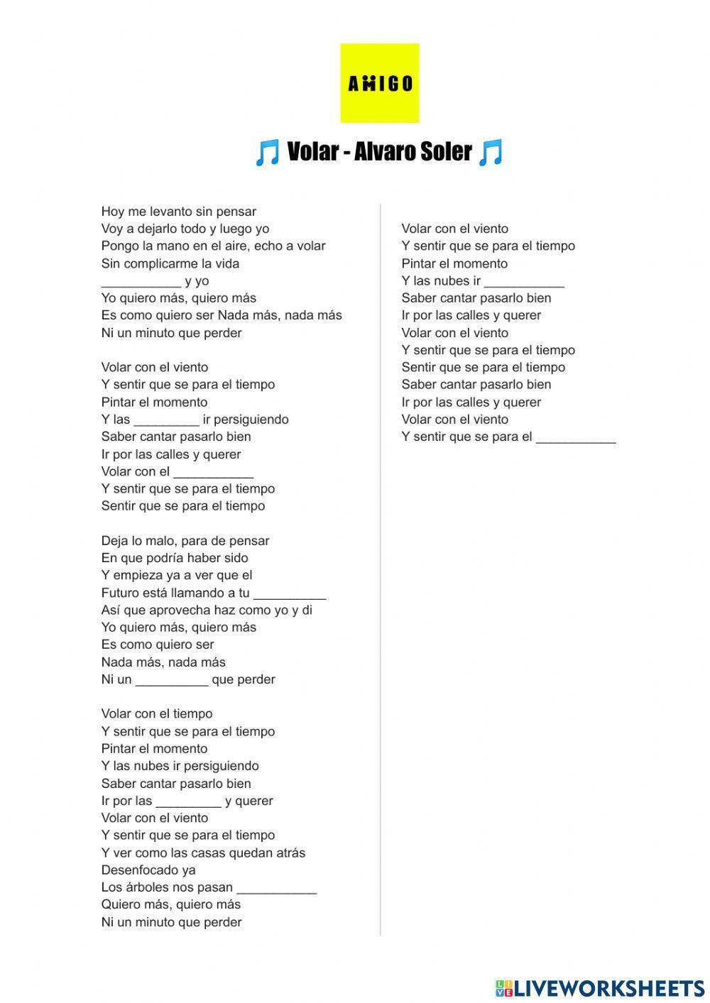 Volar - Alvaro Soler