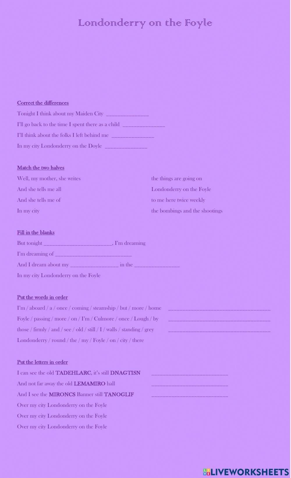 Londonderry on the Foyle