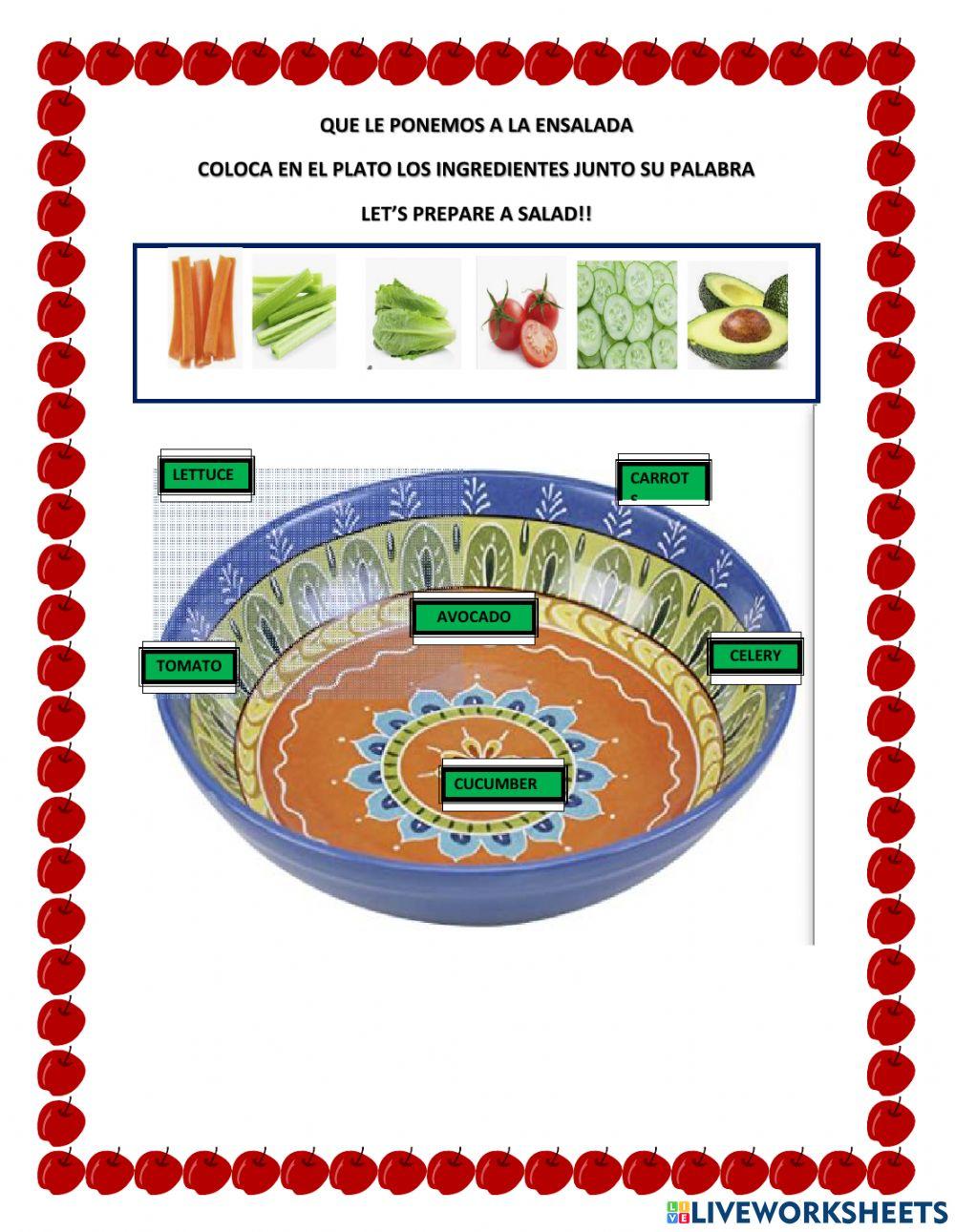 Una deliciosa ensalada