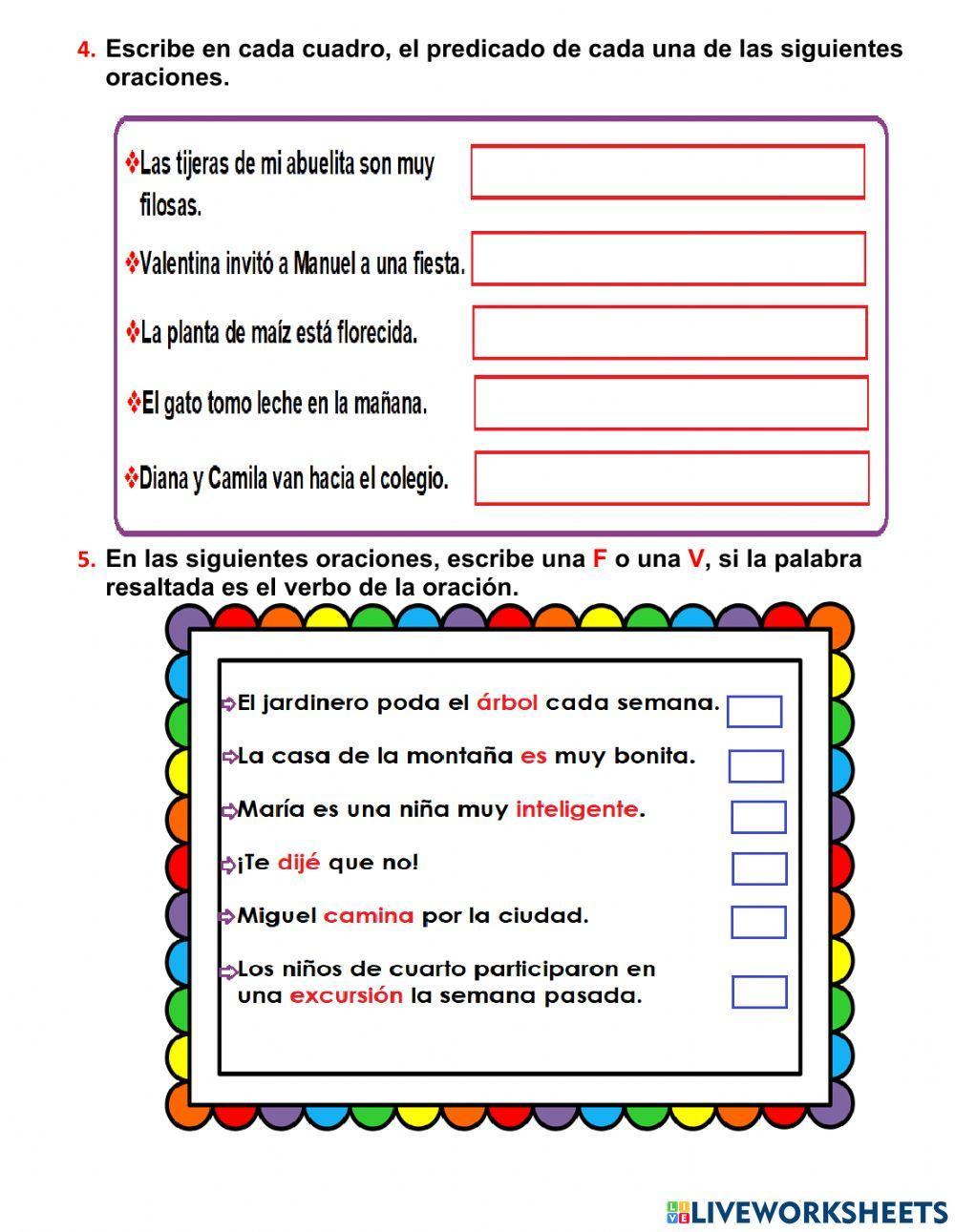 Taller Lengua Castellana Mayo 24 - 2021