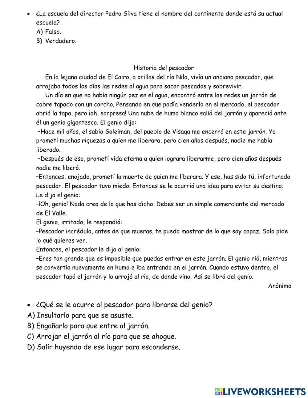 Comprensión lectora