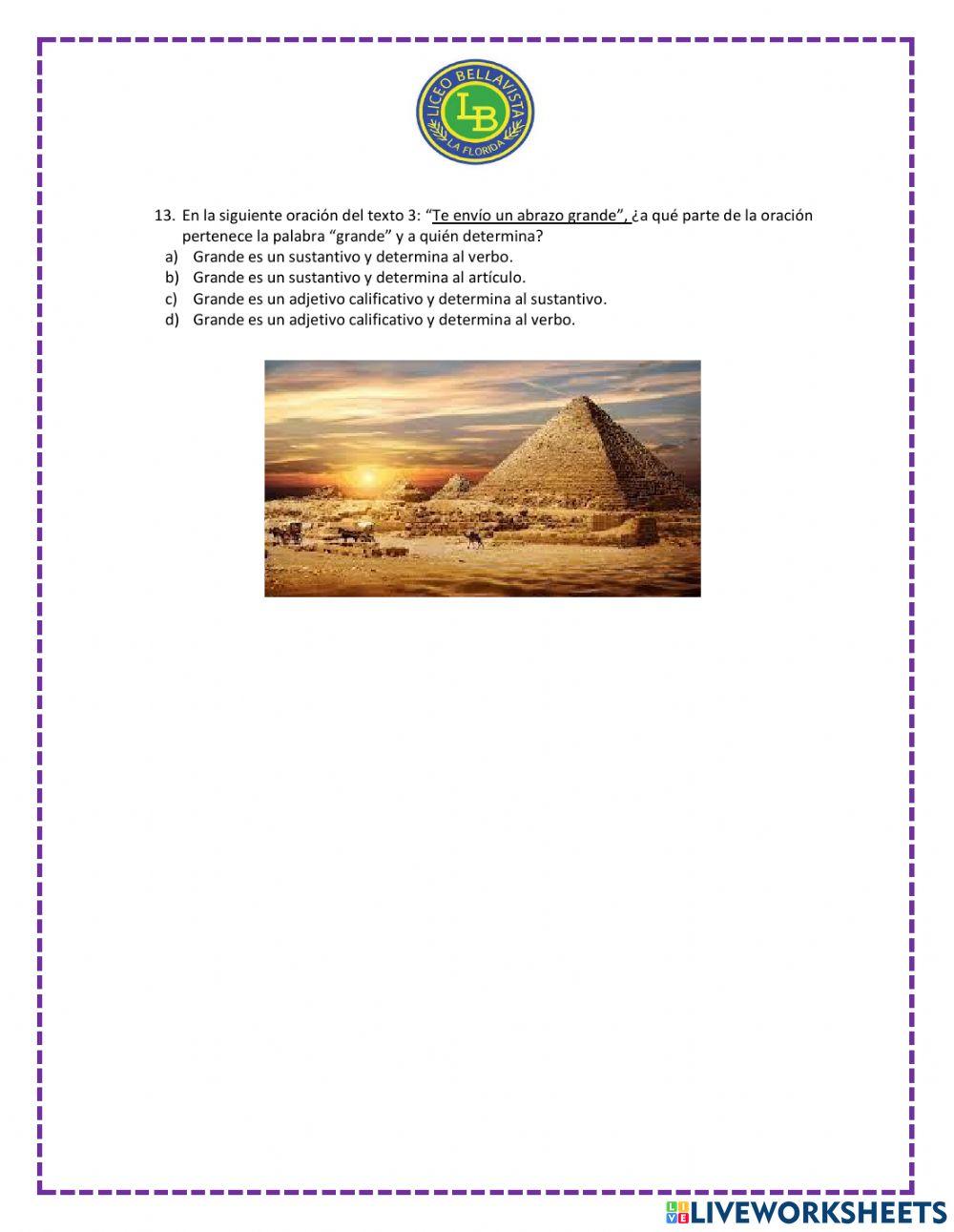 Comprensión  de lectura