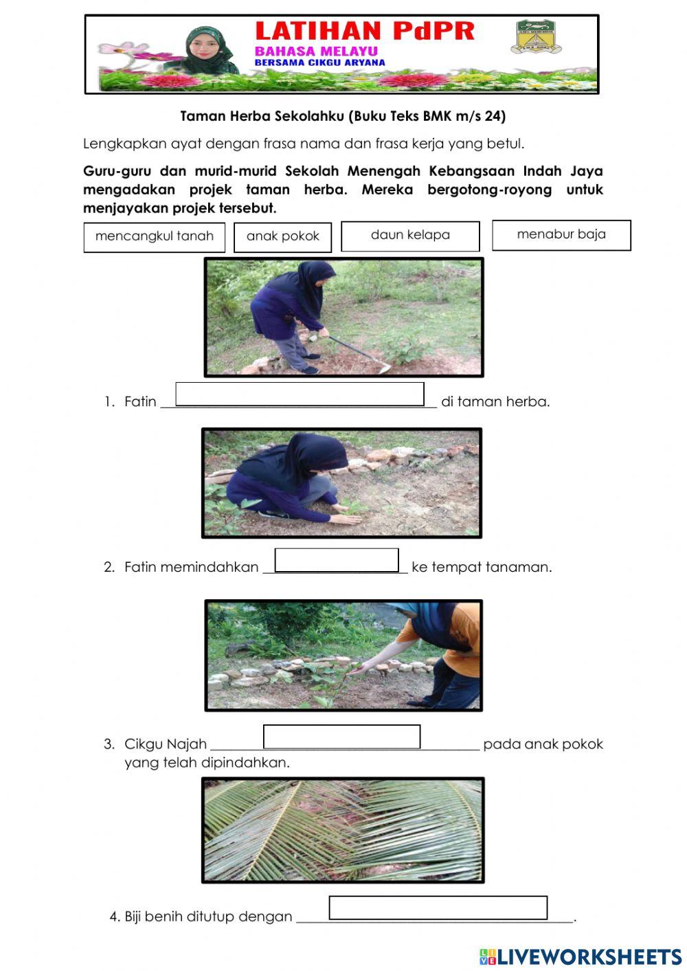 Bmk ting. 2 kssmpk : cikgu aryana