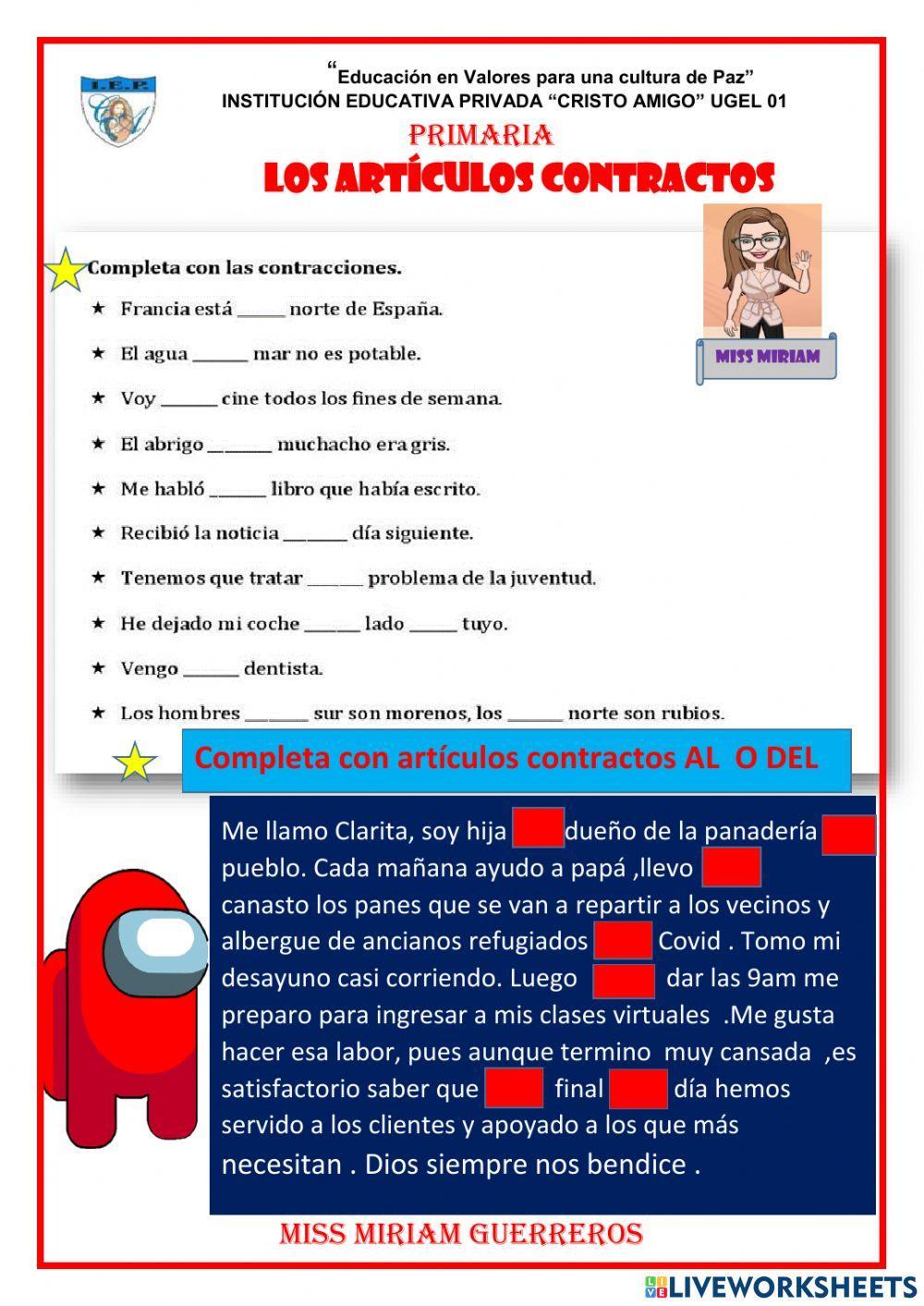 Artículos contractos