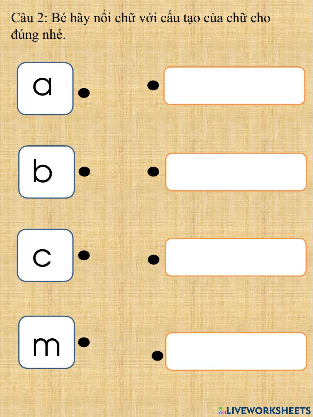 Chữ cái vui nhộn