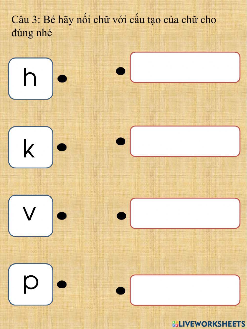 Chữ cái vui nhộn