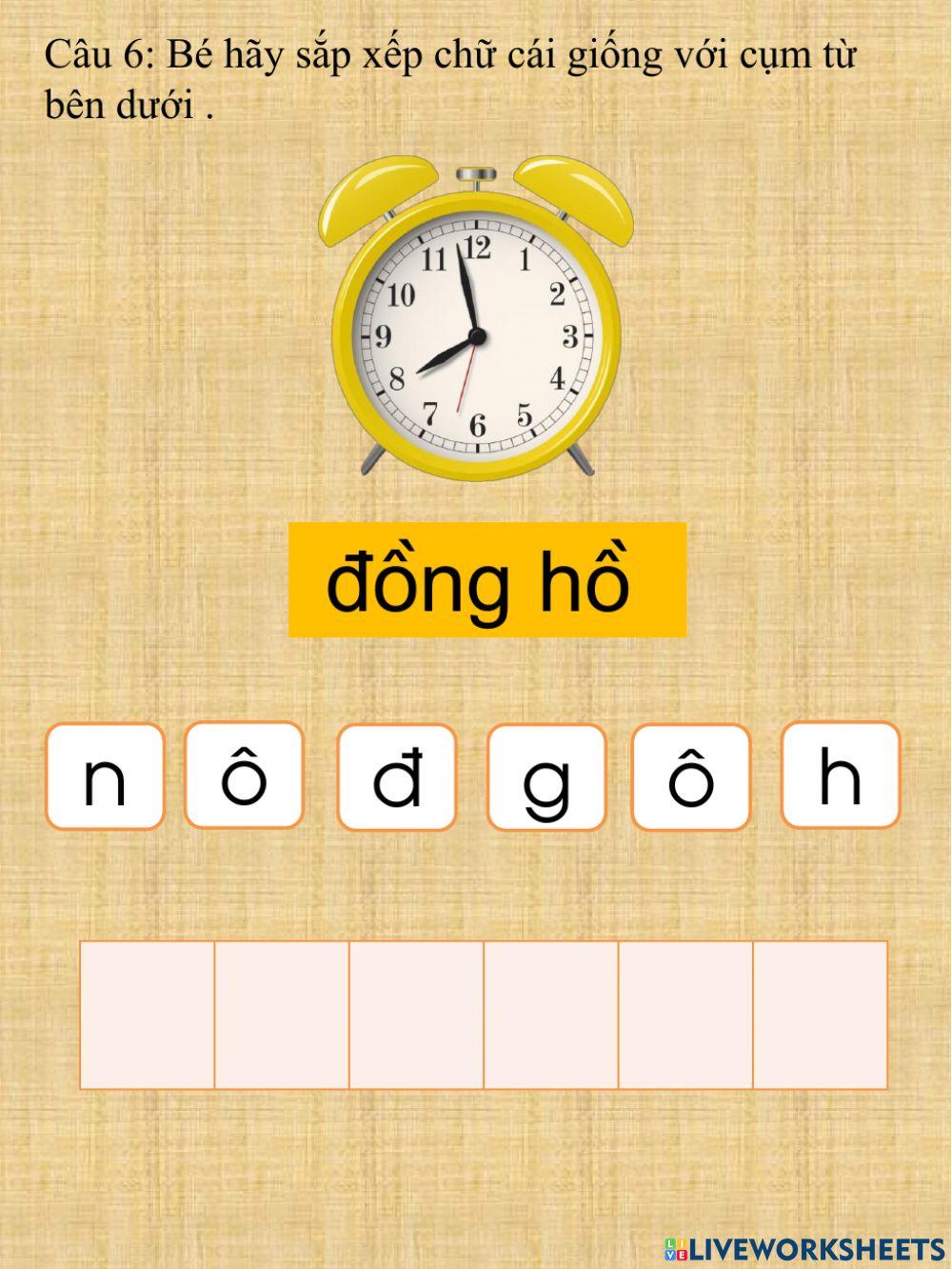 Chữ cái vui nhộn