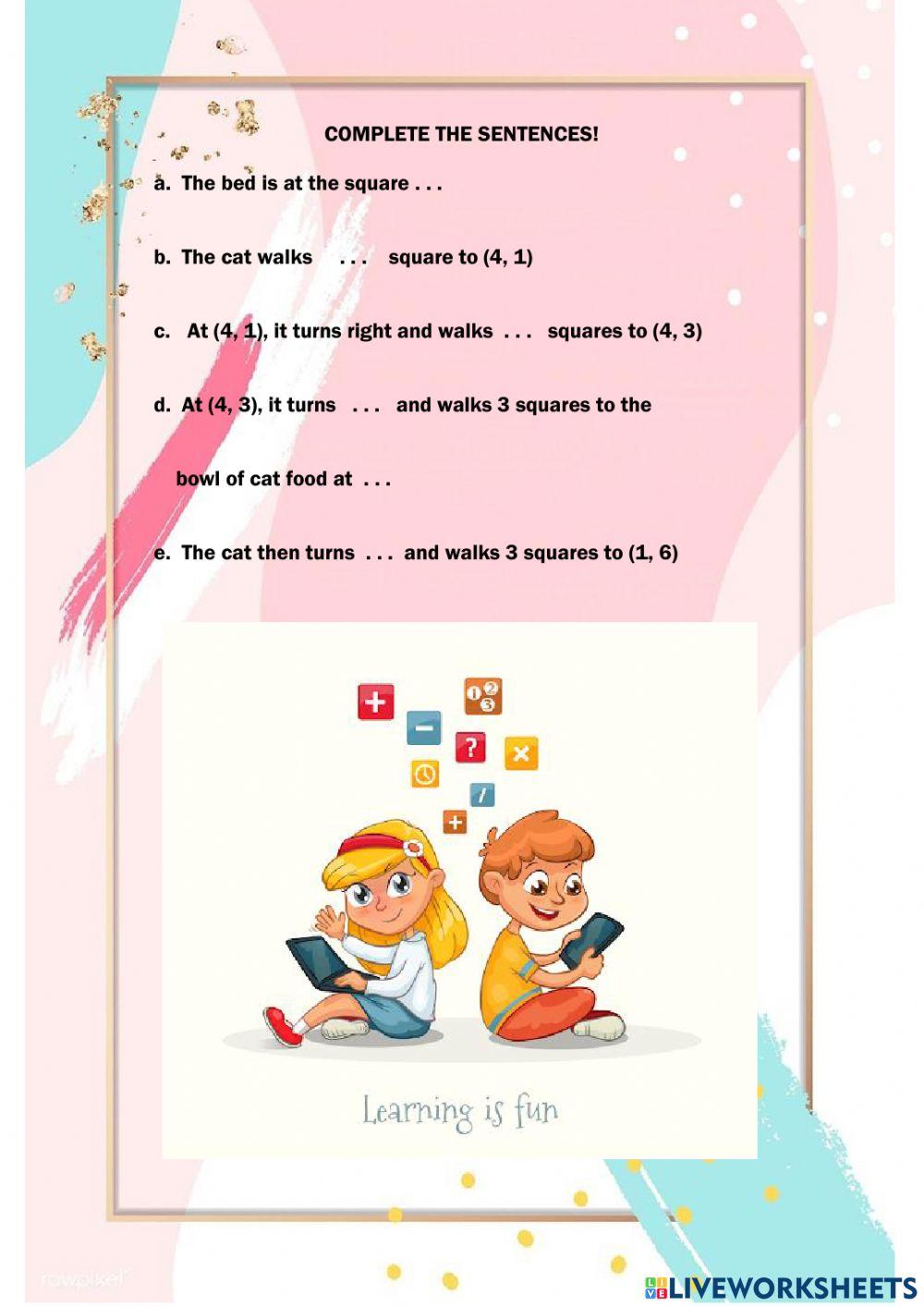 Angle, Direction and Position