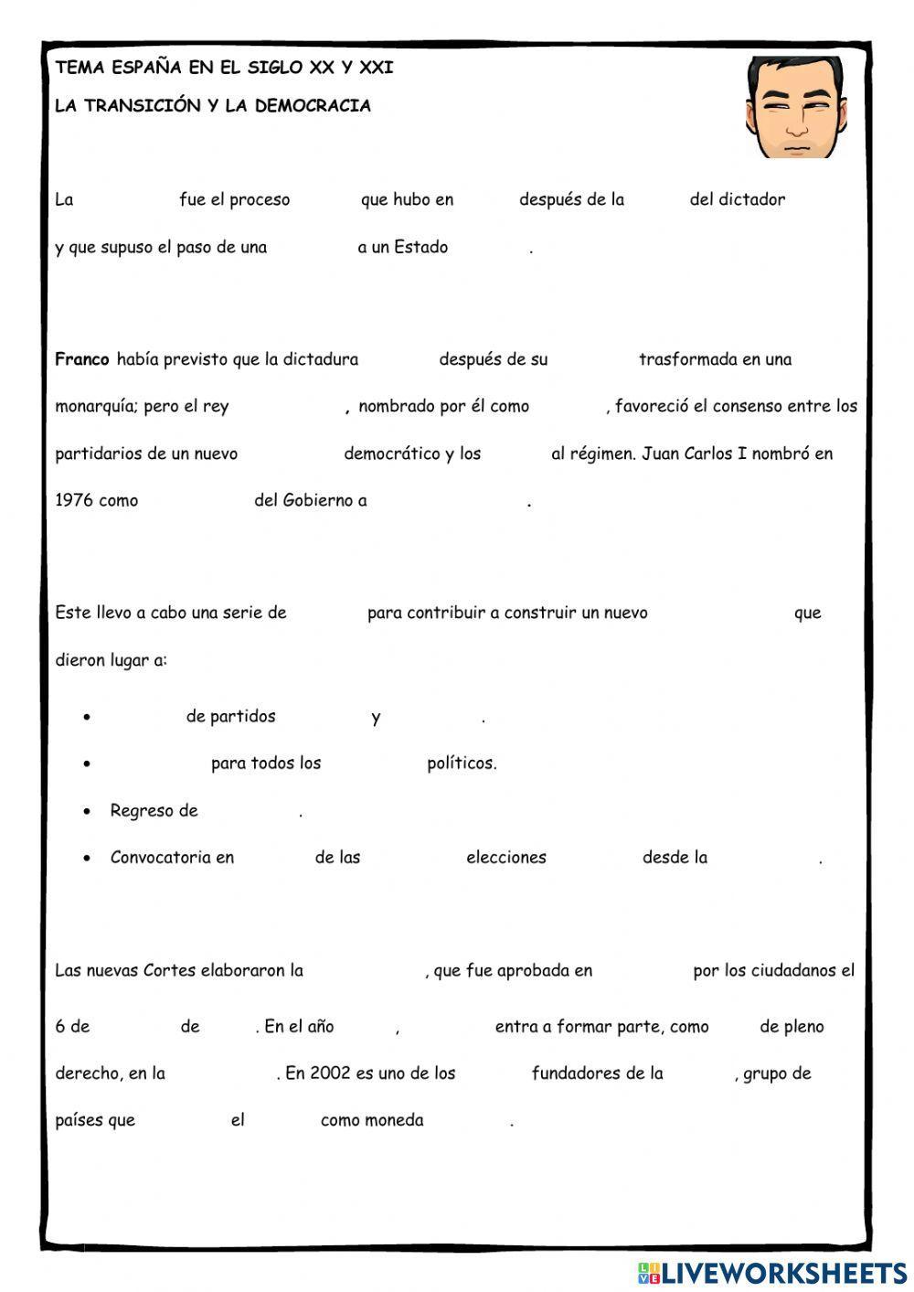 Ficha 5:La transición española