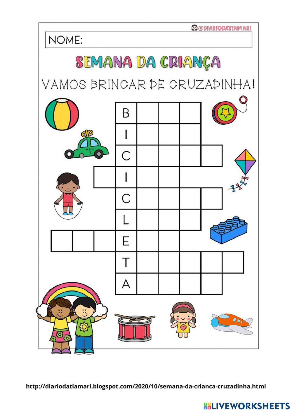 Cruzadinha de brinquedos