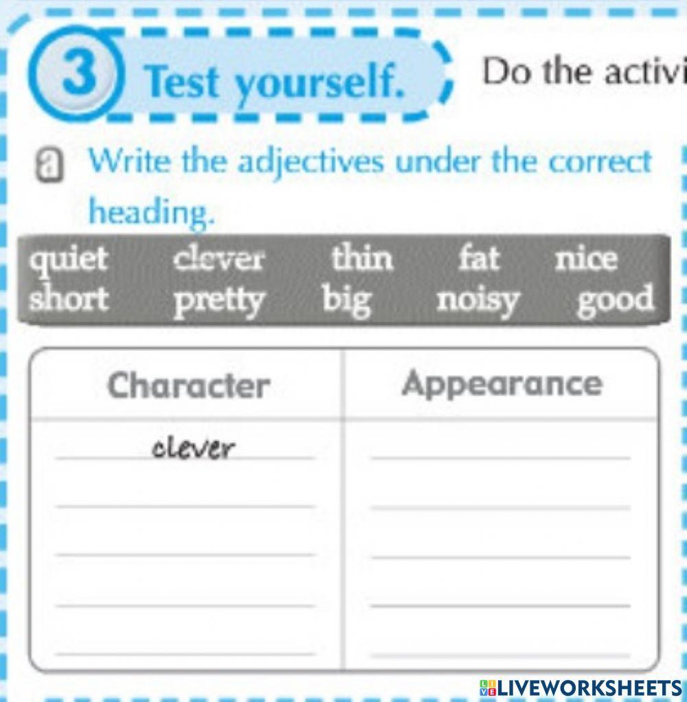 Character and appearance