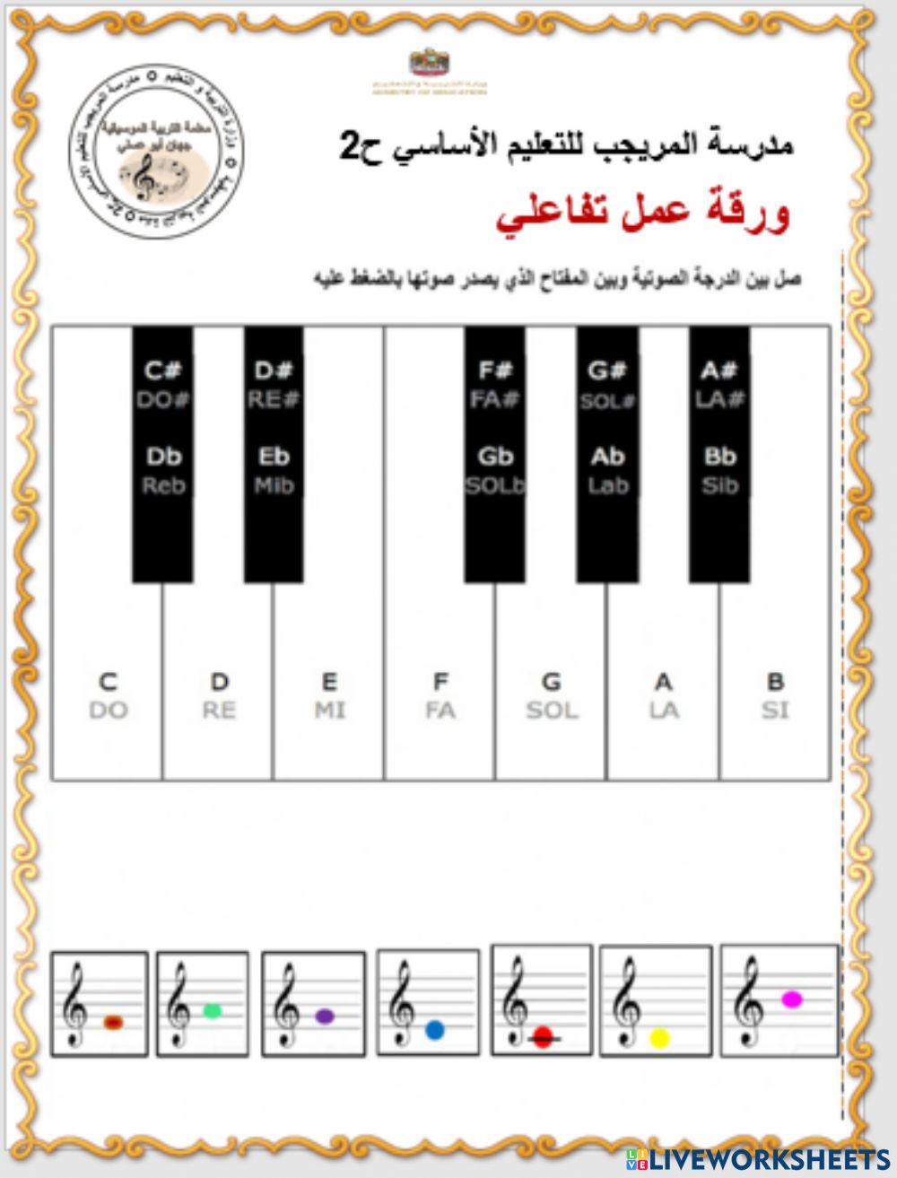ورقة عمل توصيل