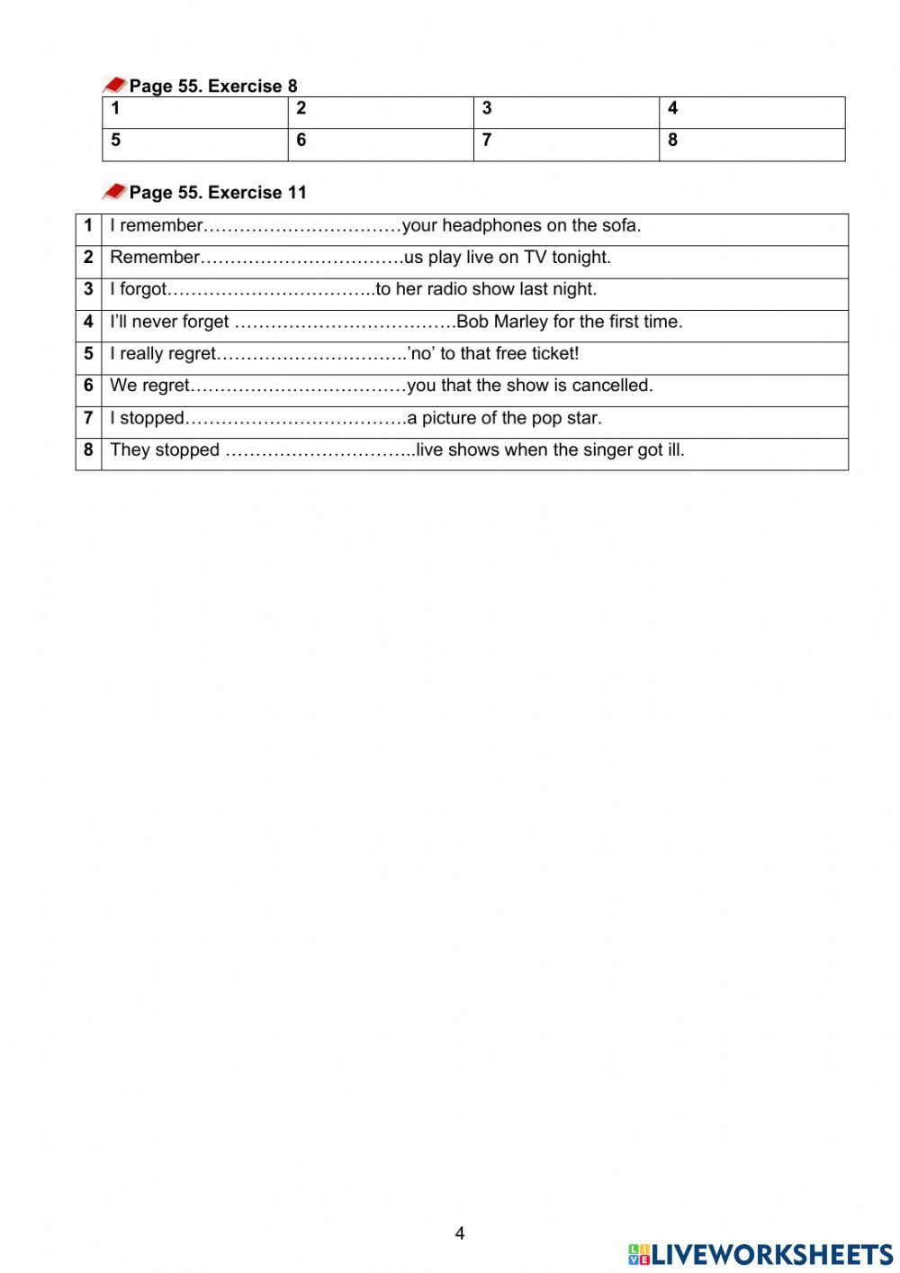 Gerund and Infinitive