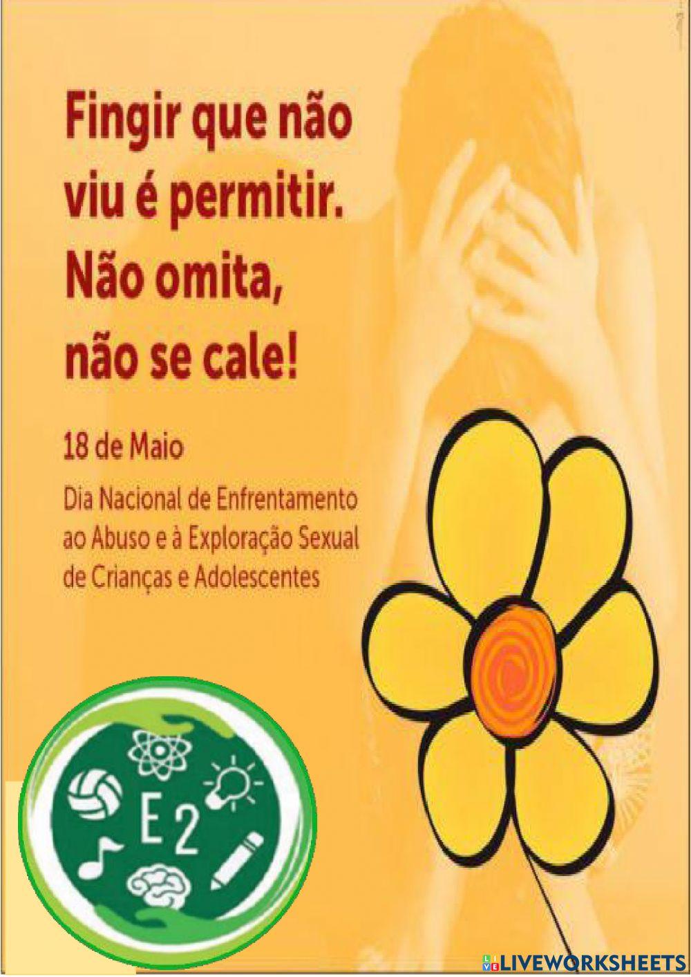 Fala educação 22 de maio - maio laranja