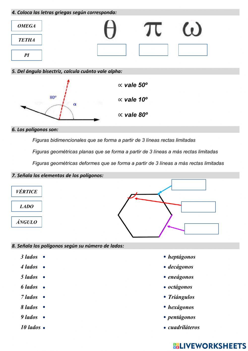 EXAMEN DE GEOMETRÍA