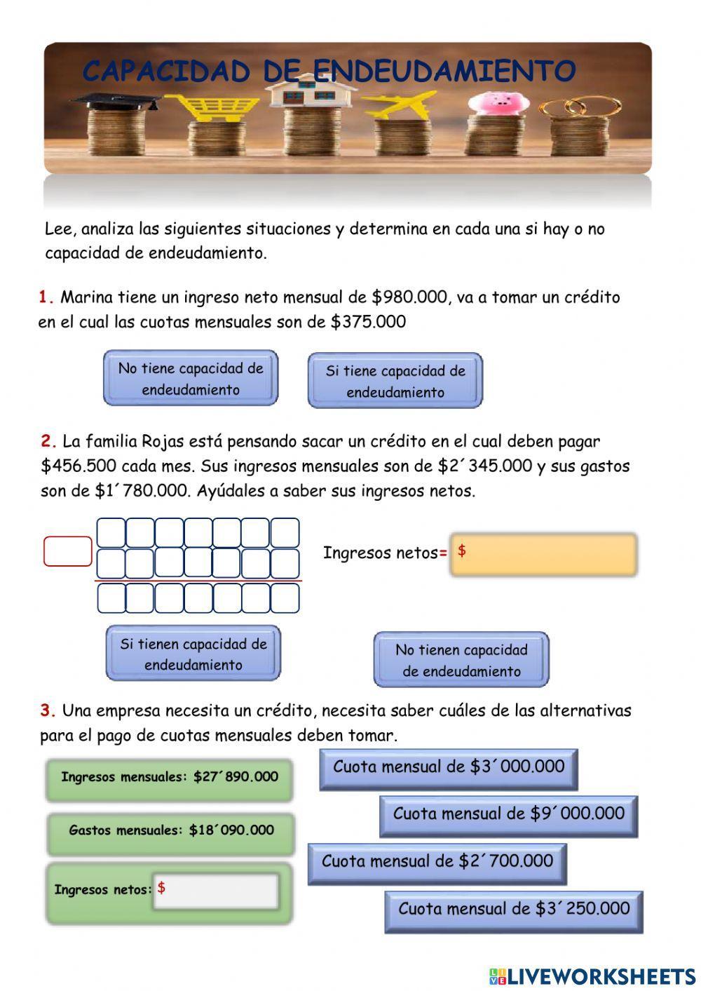 Capacidad de Endeudamiento