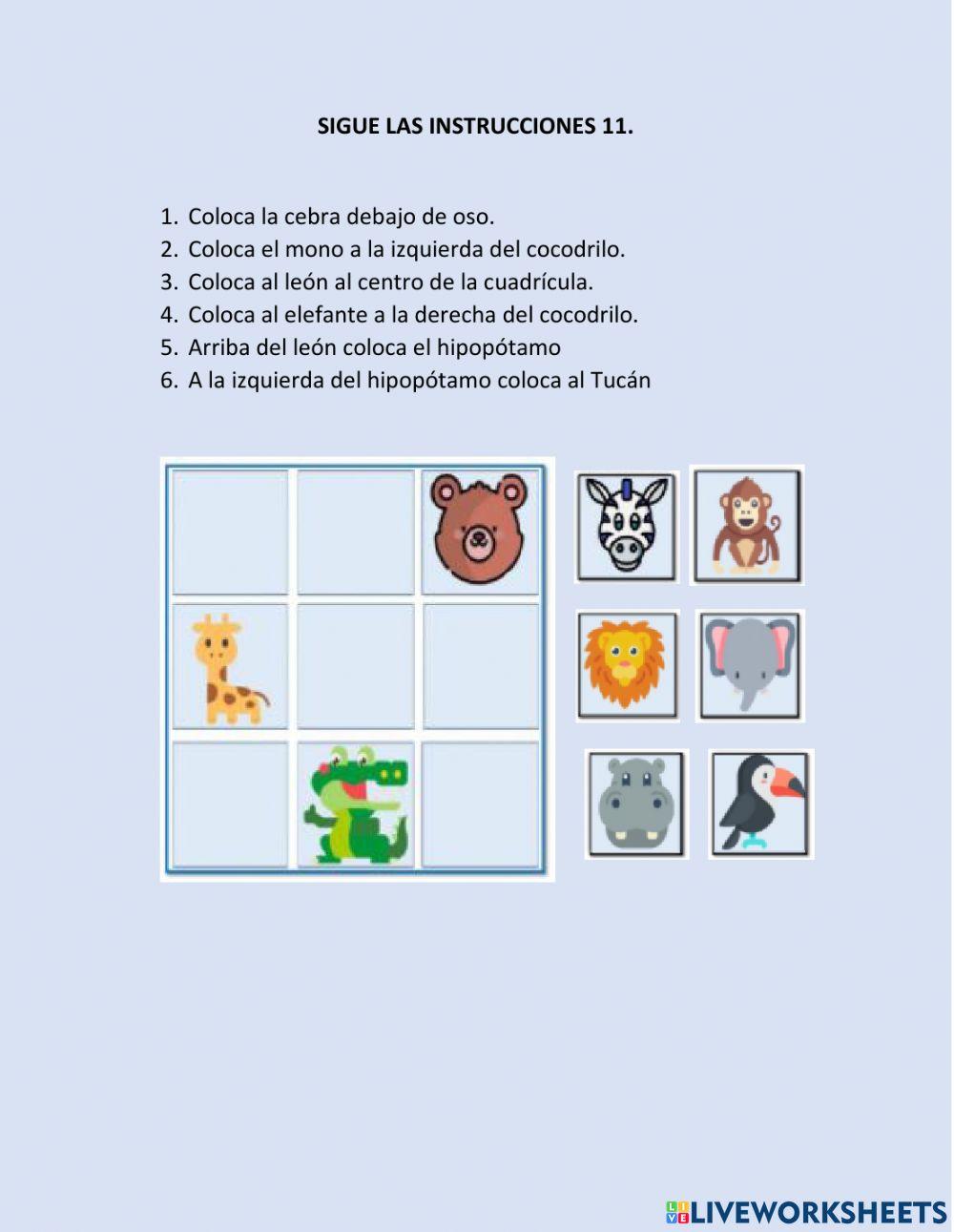 Sigue las instrucciones 11