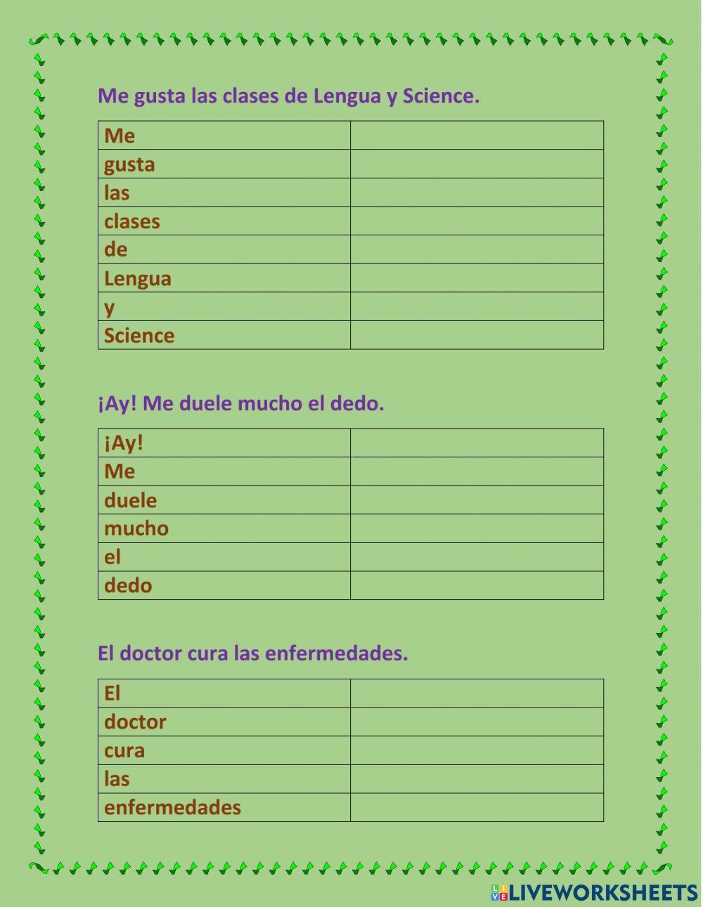 Categoría Gramatical Categoría Gramatical