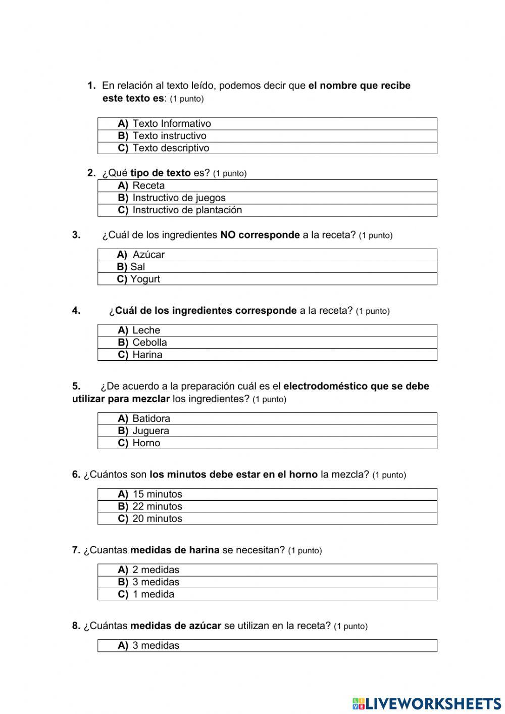 Comprensión lectora