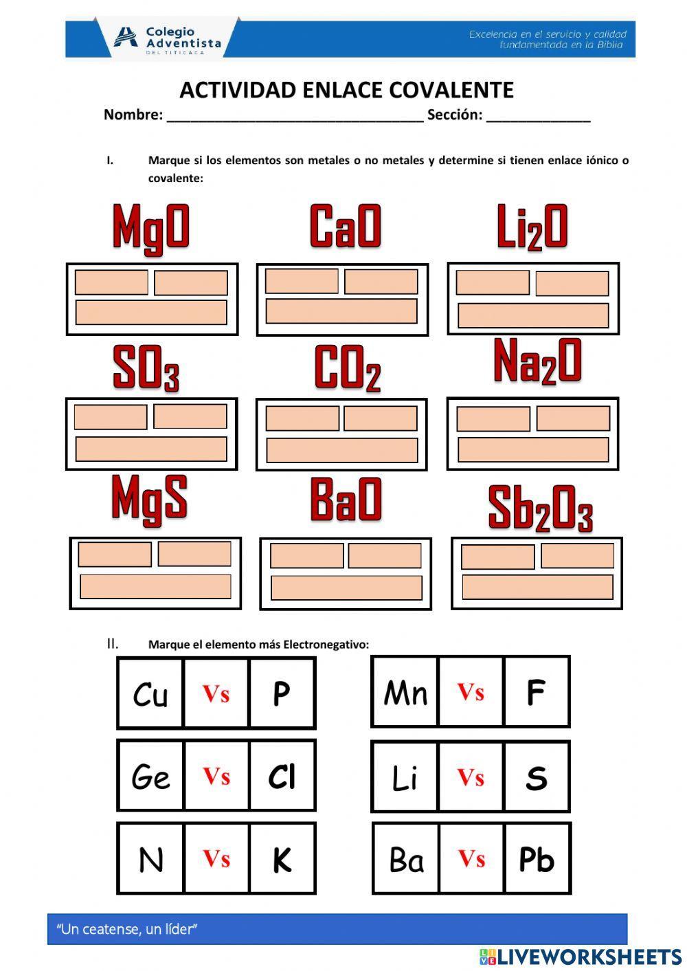 Enlace covalente-estructura de lewis