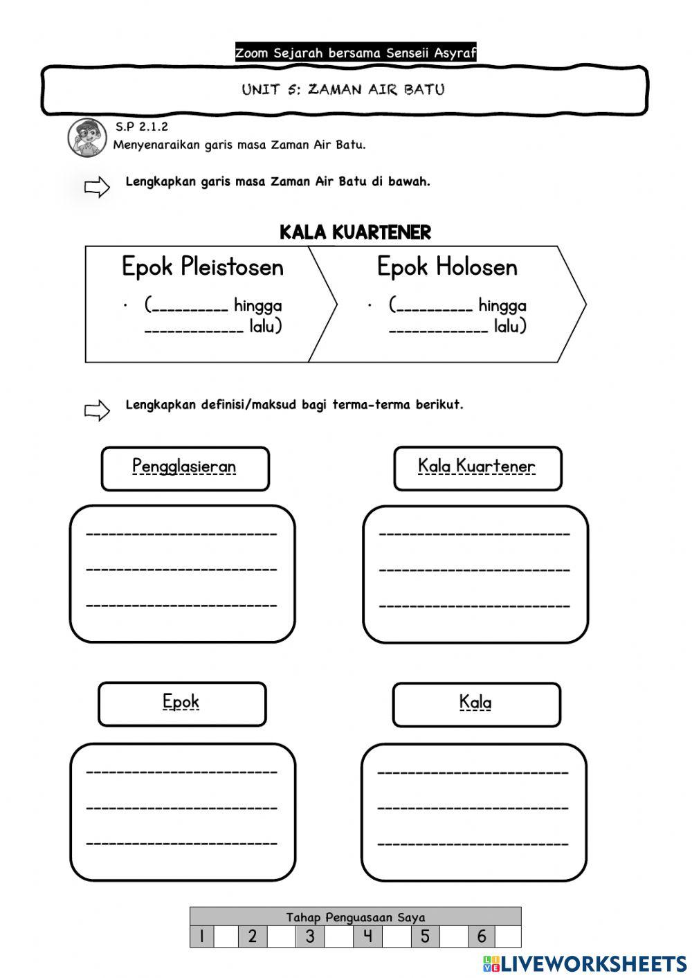 Sejarah tahun 4: zaman air batu