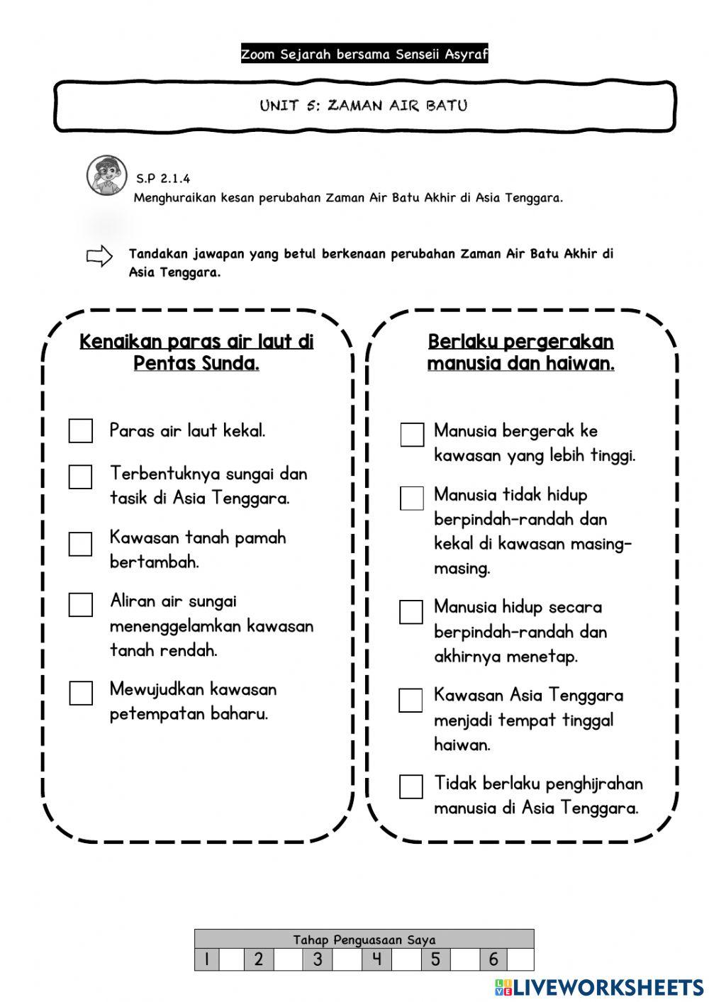 Sejarah tahun 4: zaman air batu