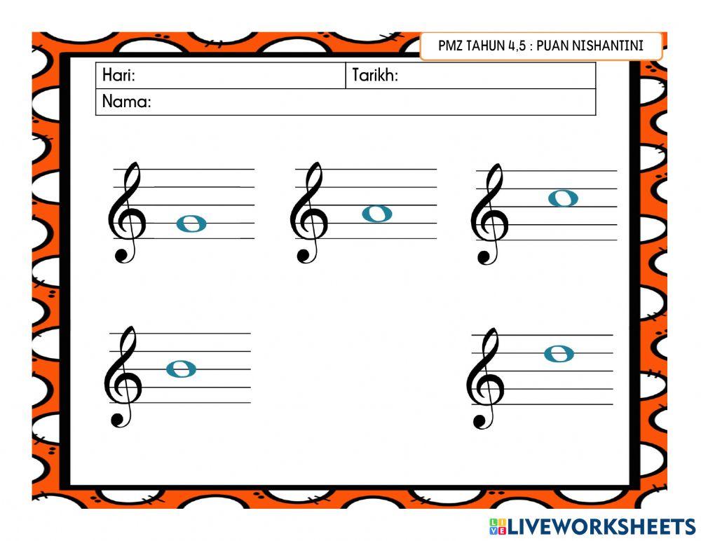 Music notes quiz