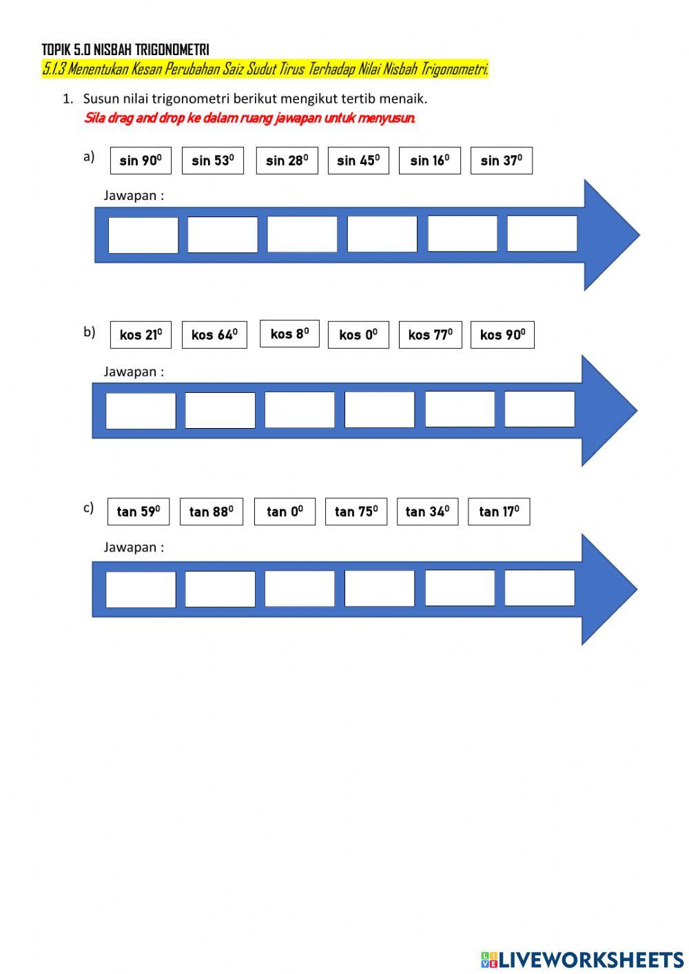 5.1 Nisbah Trigonometri