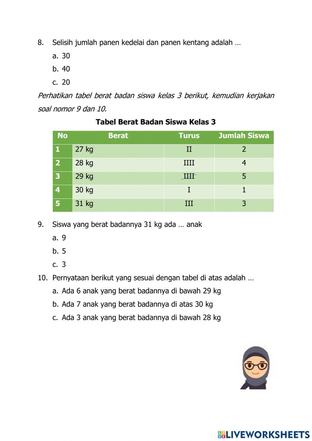 Soal Tema 8 Subtema 3 Kelas 3