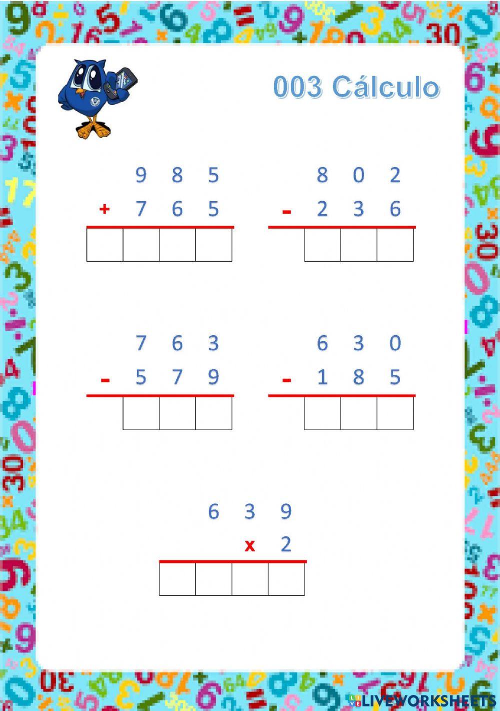 003 Cálculo