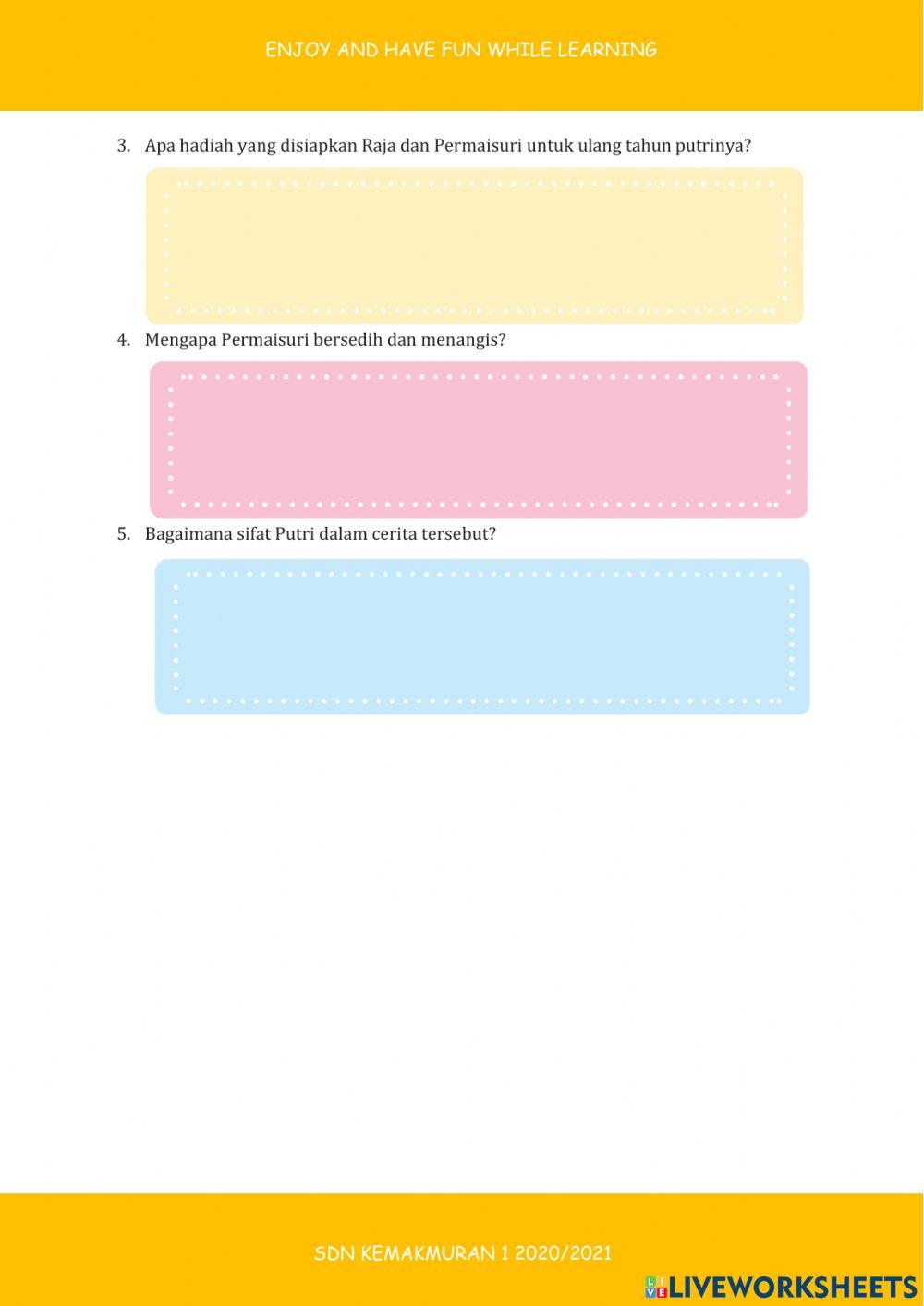 LKPD Kelas 4 Tema 8 Subtema 1 Pembelajaran 1 Lingkungan Tempat Tinggalku