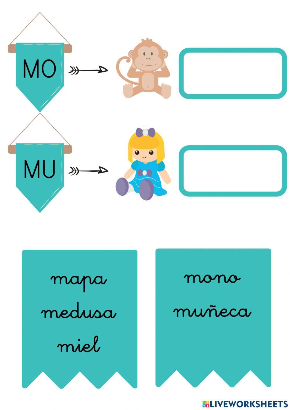 Sílabas letra M