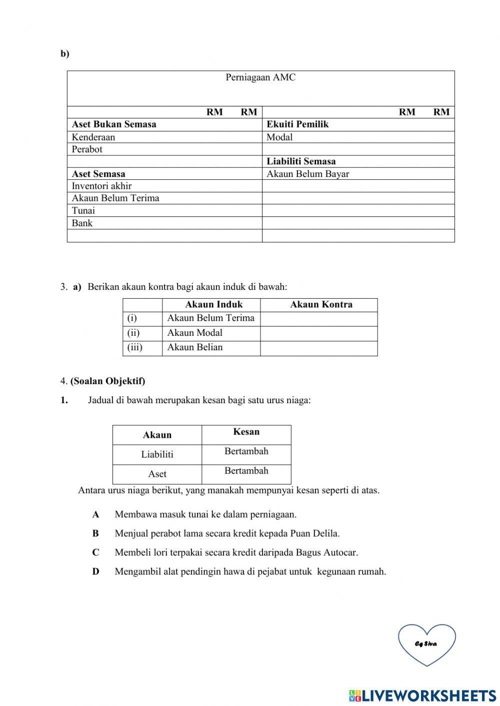 Modul 2 : Klasifikasi Akaun dan Persamaan Perakaunan