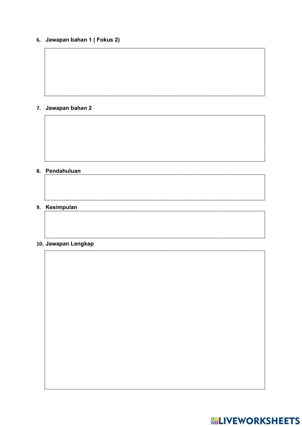 Bahagian C: Rumusan KSSM Tingkatan 5