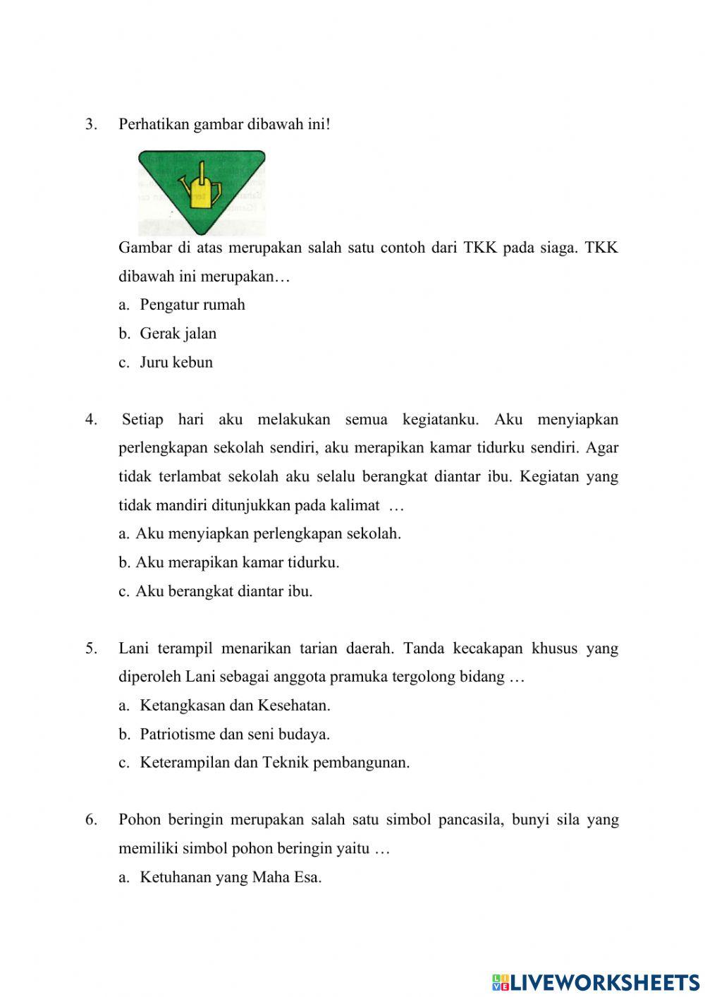 Soal Tema 8 Subtema 2 Kelas 3