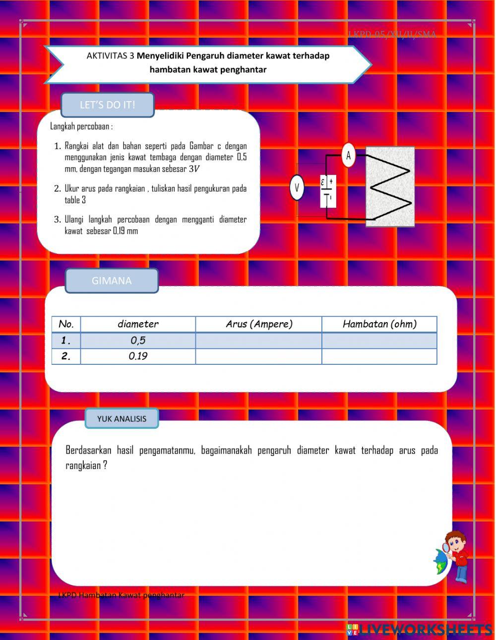 Lkpd hambatan kawat penghantar