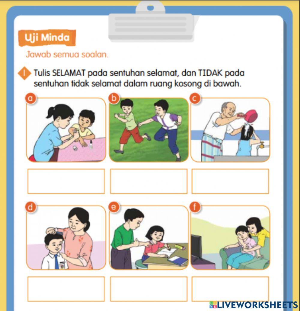 Sentuhan selamat dalam keluarga