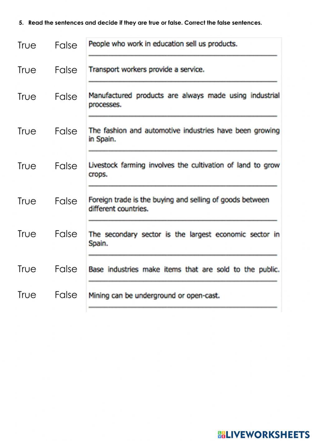 Test. Social Science 5ºEP. Unit 5.