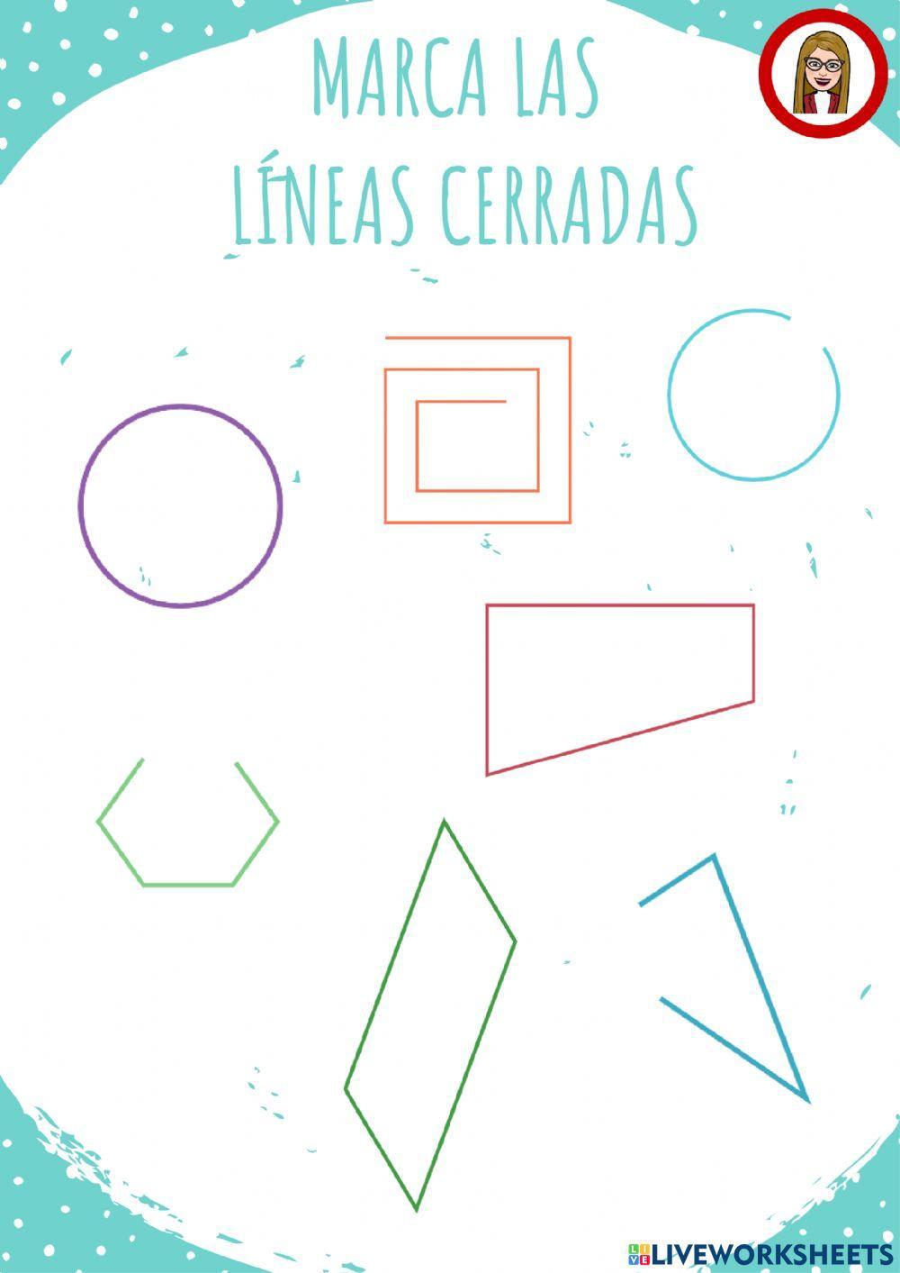 Líneas abiertas y cerradas