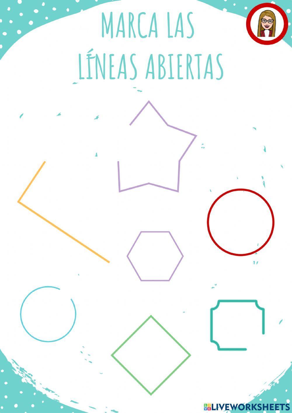 Líneas abiertas y cerradas