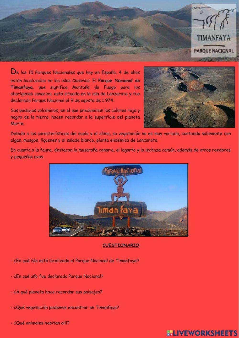 Parque Nacional de Timanfaya