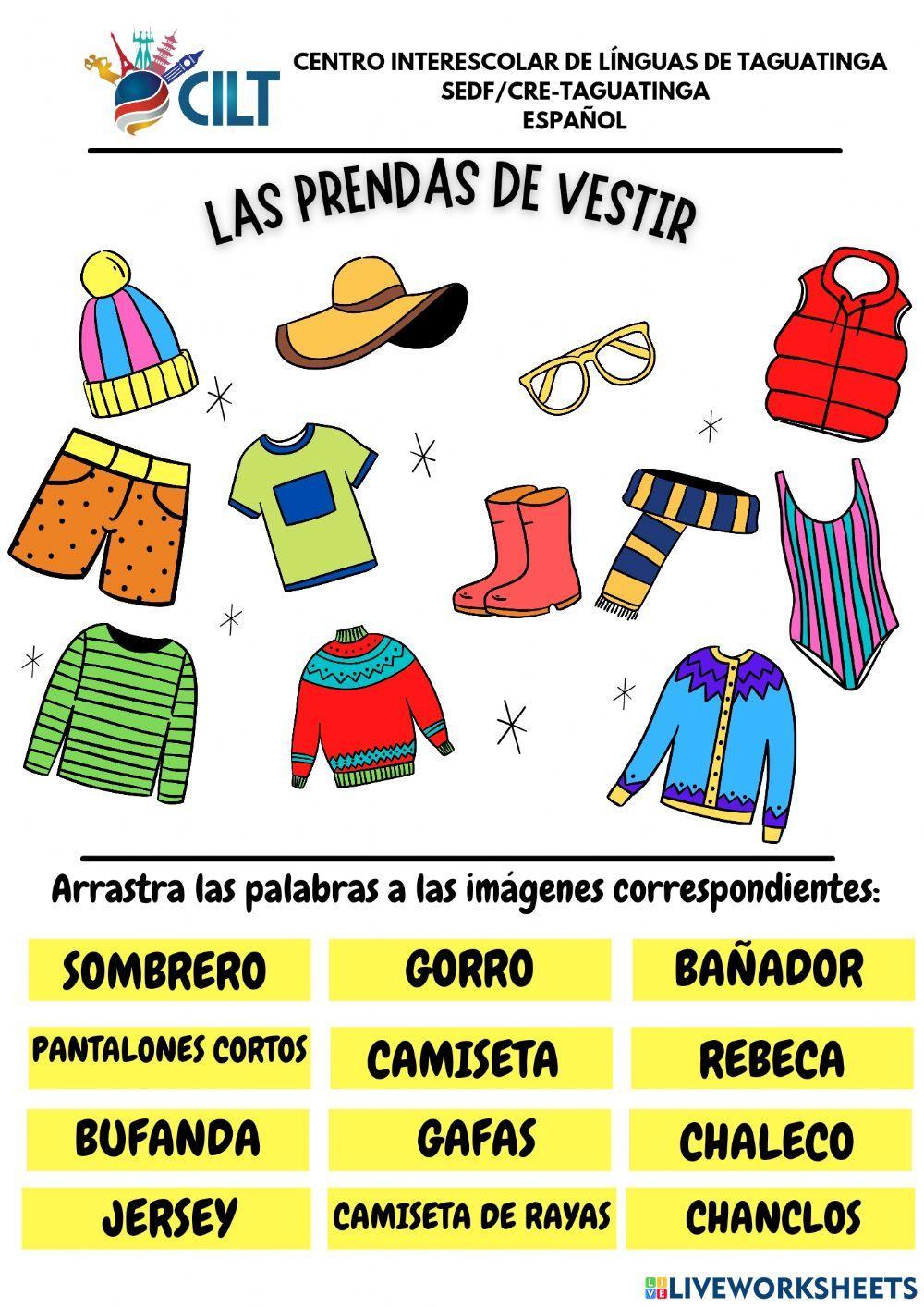 Las prendas de vestir