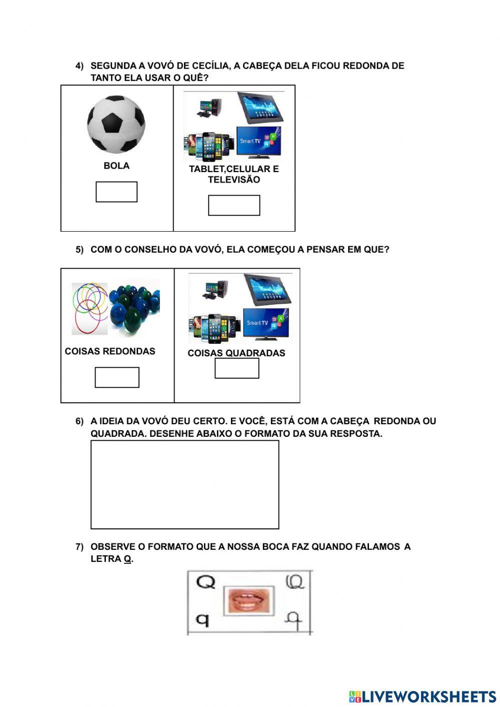 A menina da cabeça quadrada