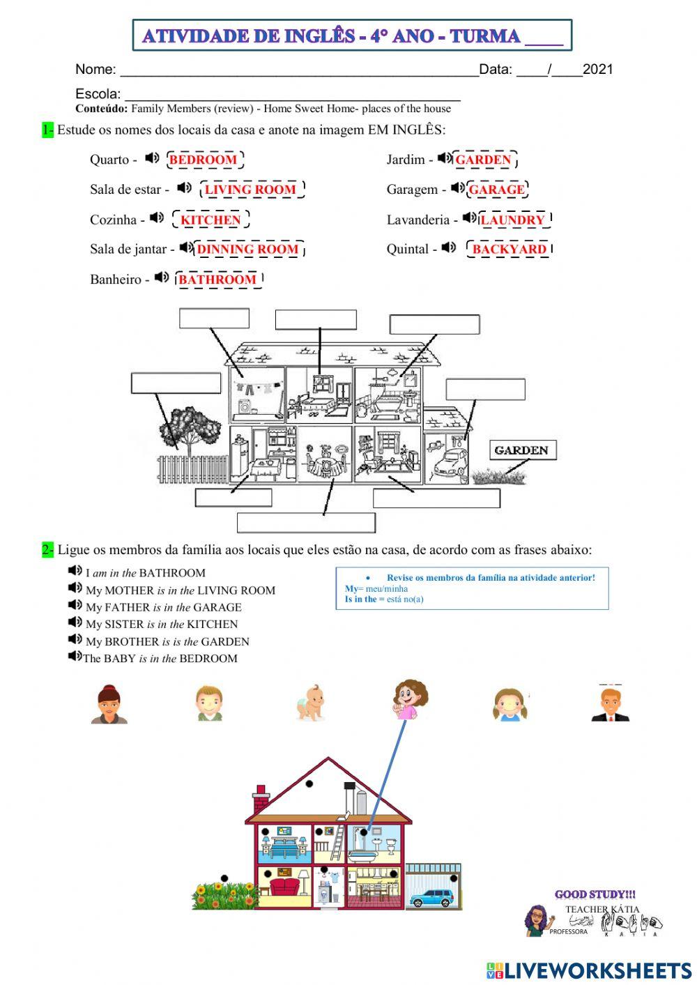 4° ano - INGLÊS - 24-05-21