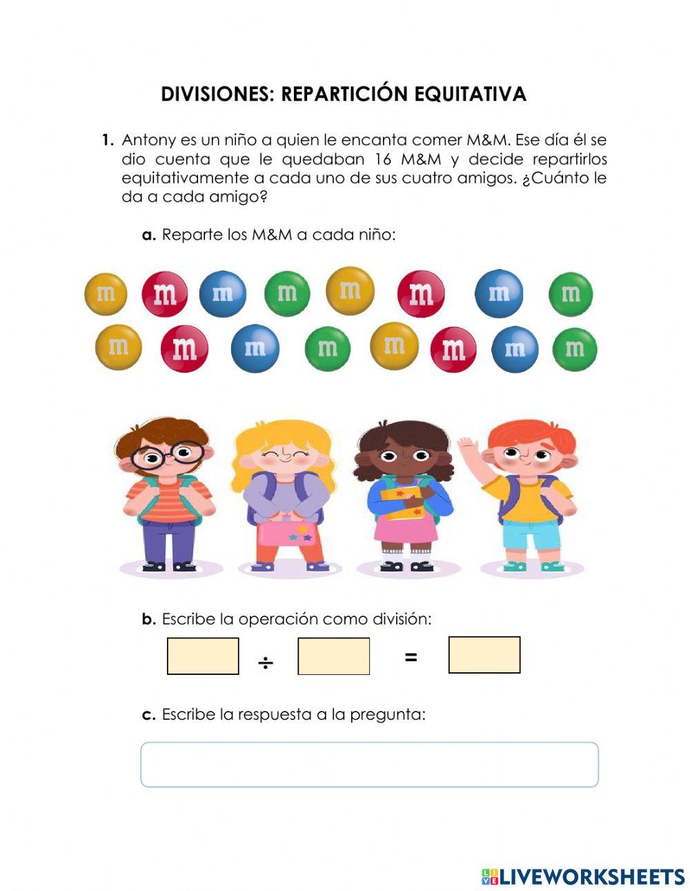Division-reparticion exacta