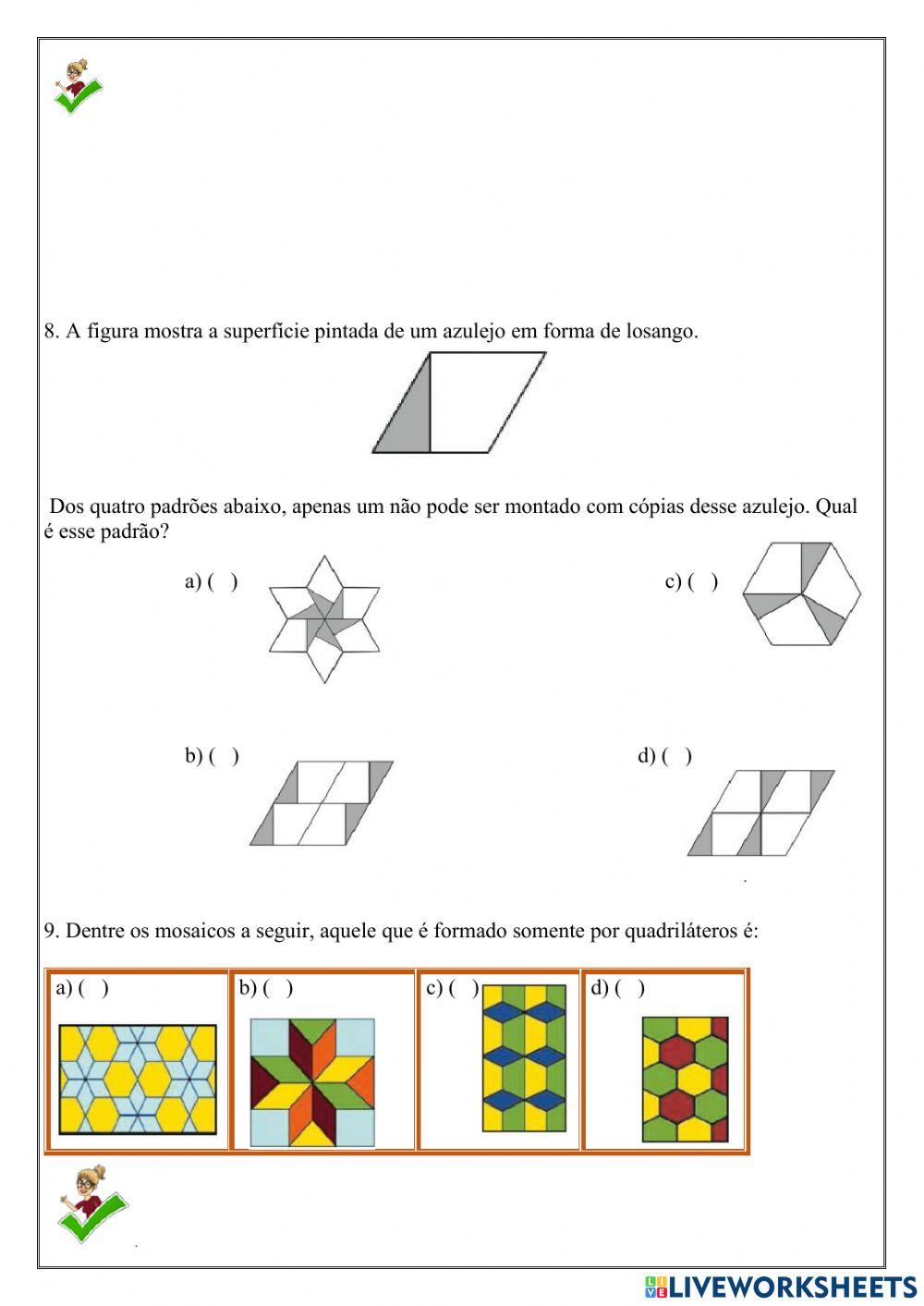 Figuras Geométricas espaciais.